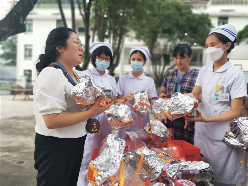 广西壮族自治区南溪山医院开展夏季消防培训演练
