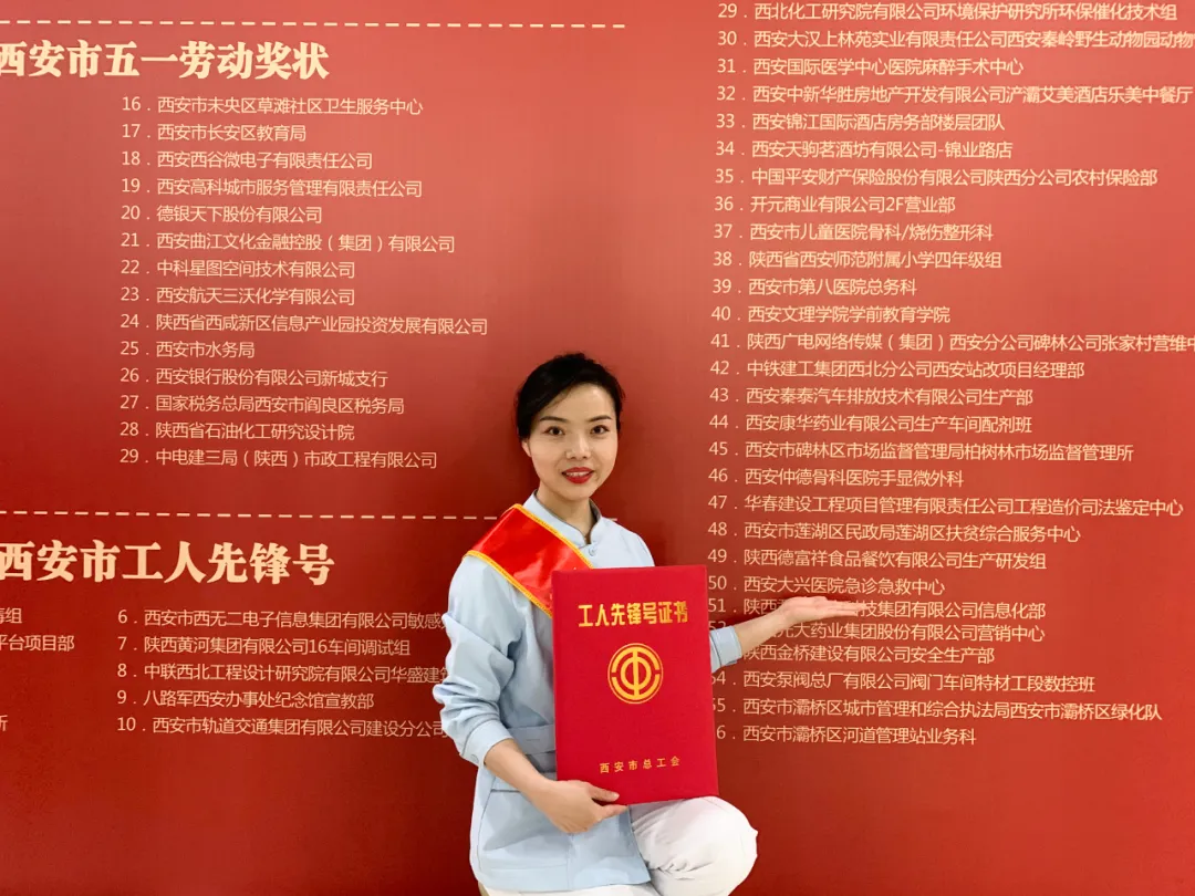 西安大兴医院急诊急救中心荣获西安市工人先锋号