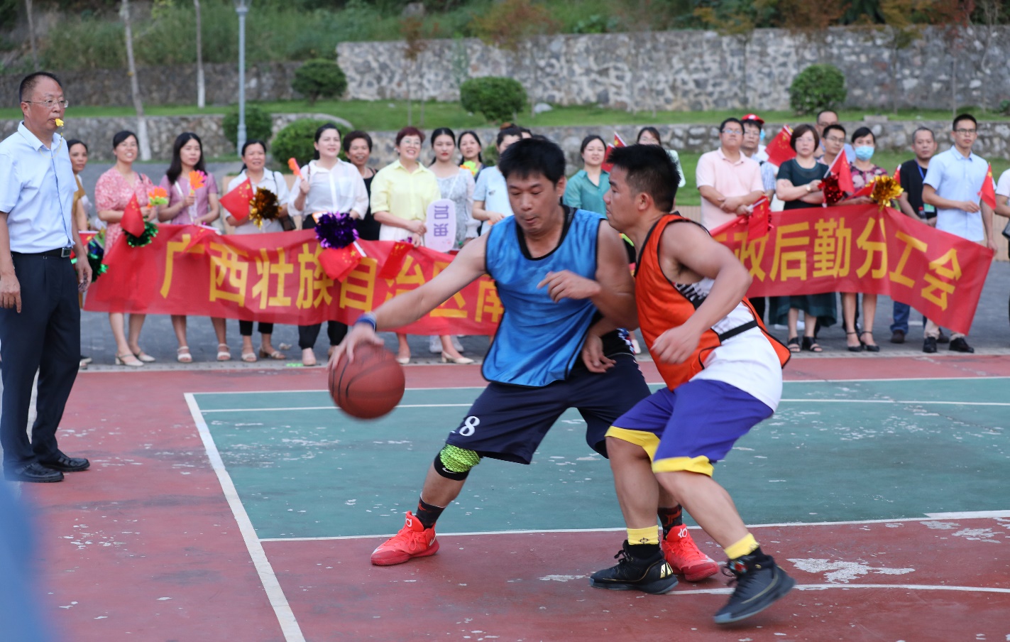 广西壮族自治区南溪山医院 2021 年职工三人篮球赛落幕