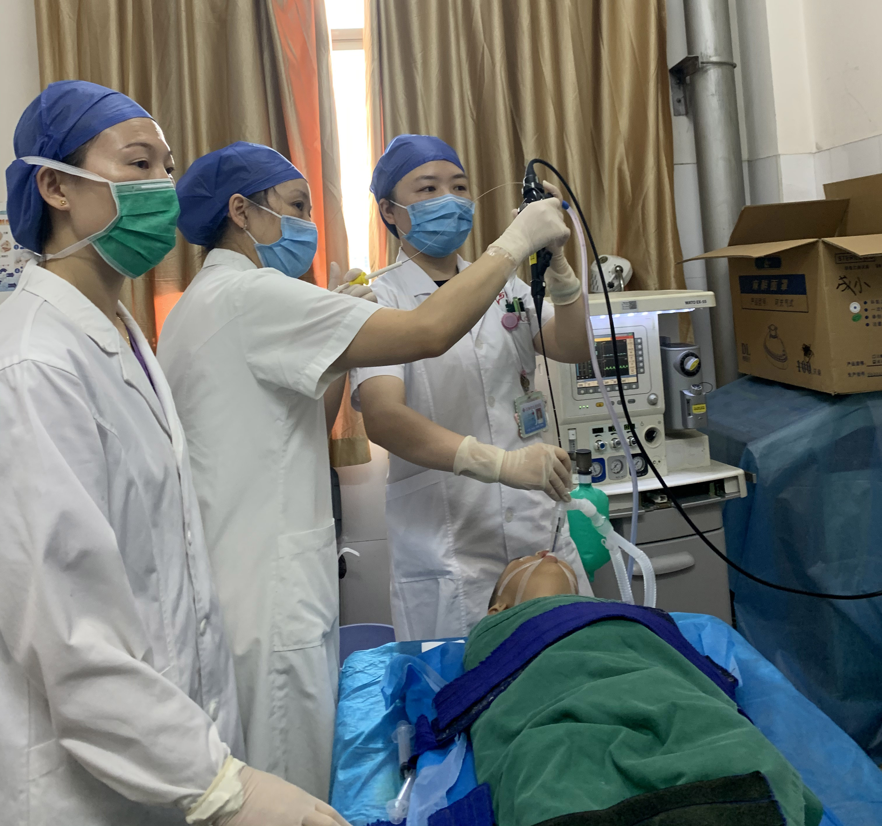 【太好啦】江西省儿童医院成功完成深部支气管异物取出术