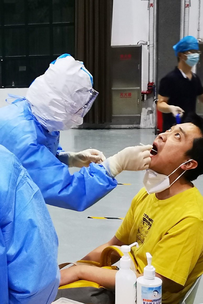 航空总医院全力支援北京核酸检测采样工作  已完成市区两级采样任务 8 次