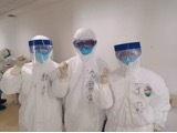 来啦，仪征市人民医院 4 名医护从武汉传回的美丽身影