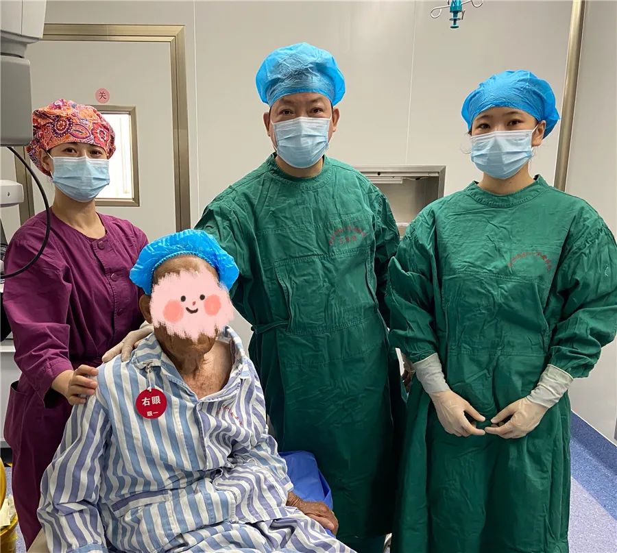 柳州市红十字会医院帮助百岁老人重拾「睛彩」世界