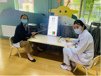 济南市第二人民医院「近视早防控」公益志愿服务走进西江华府第一幼儿园