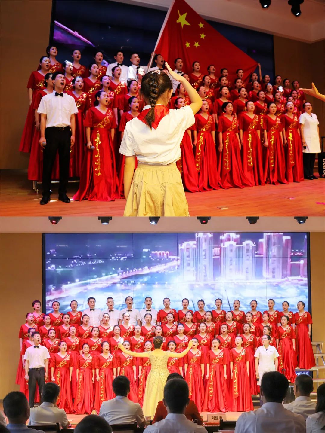 西安高新医院 「红歌颂党恩 再创新辉煌」主题红歌歌唱活动热力开唱