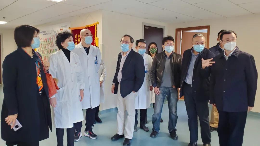 复旦大学附属华山医院领导莅临上海新起点康复医院进行调研
