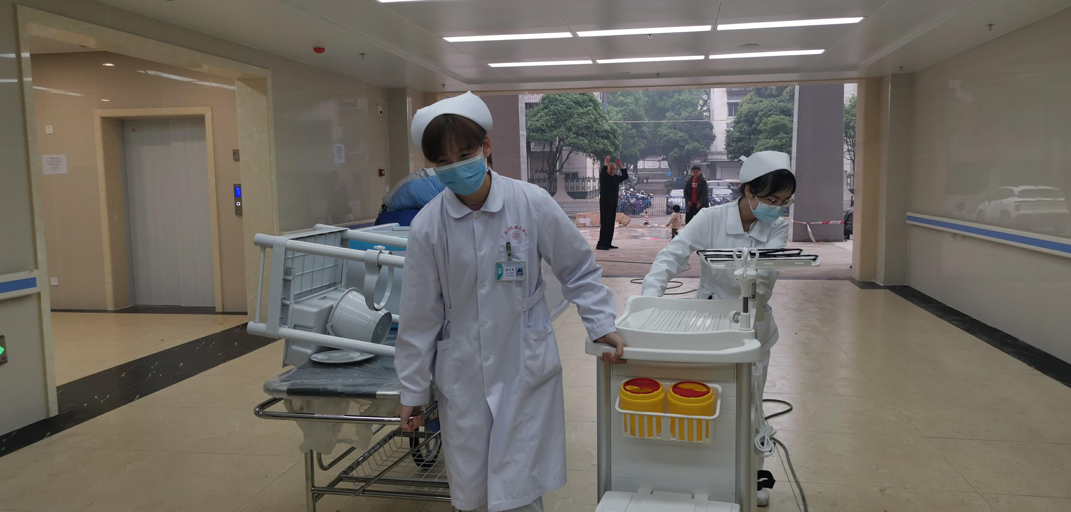 广西壮族自治区南溪山医院 14 个临床科室搬进新病房