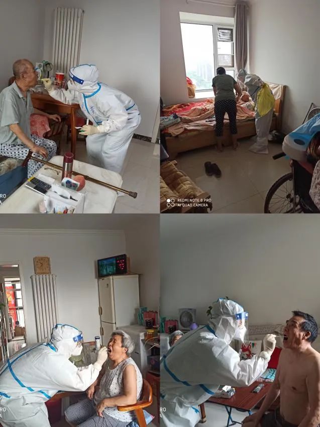河南省直第三人民医院：核酸采集现场的一面锦旗