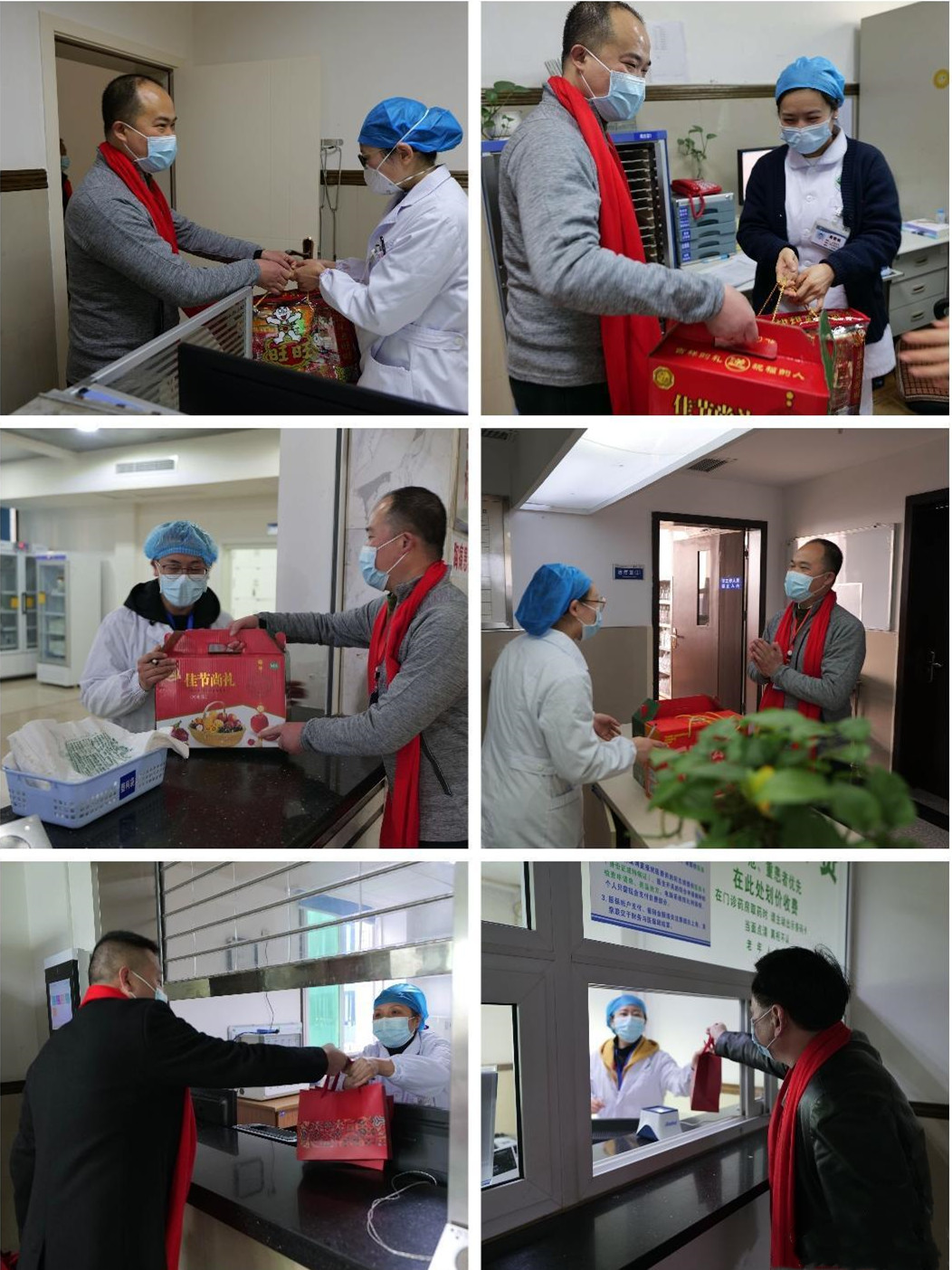 岳池县人民医院领导亲切慰问春节值班人员