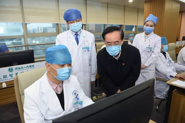 戴柏华副省长到河南省人民医院调研疫情防控工作