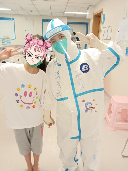 南京医科大学第二附属医院抗疫日记——「大白」变成小画板