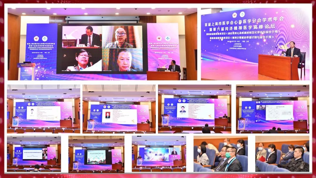 首届上海市医学会心身医学分会学术年会在同济大学附属同济医院召开