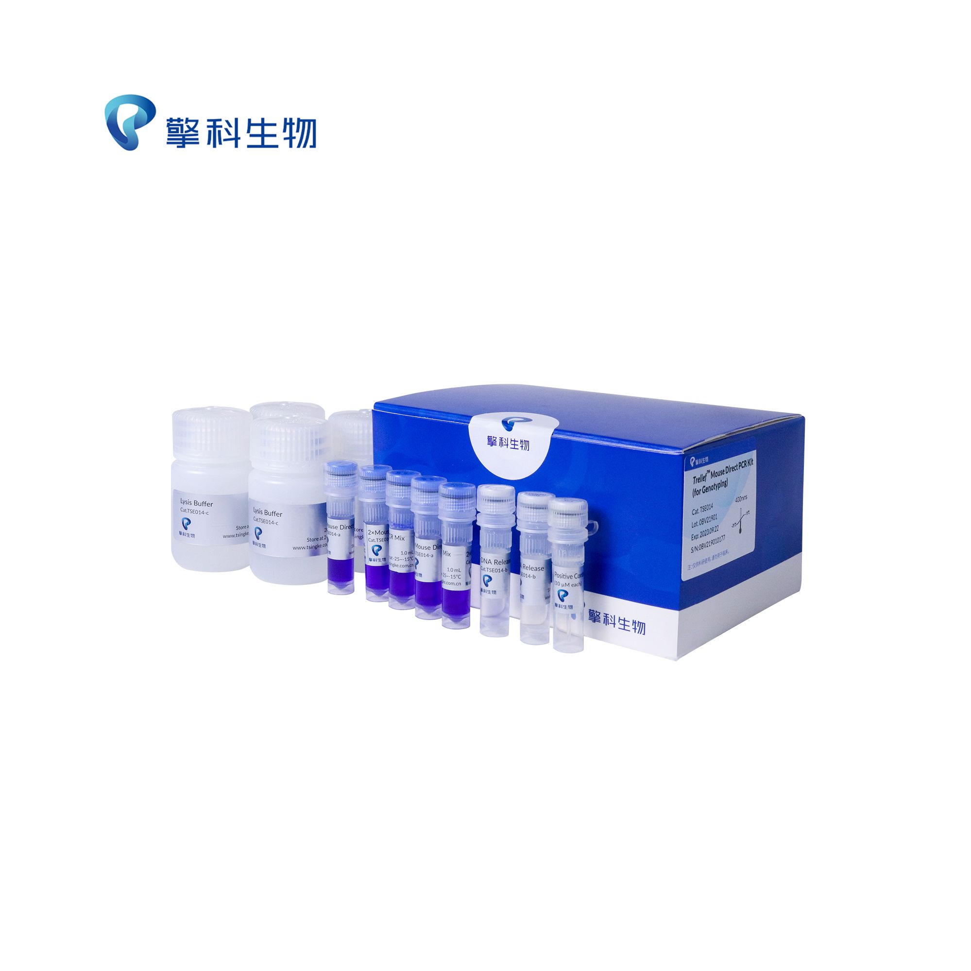 Trelief® Mouse Direct PCR Kit (for Genotyping)/PCR系列/小鼠组织样品直接扩增，适用于多重PCR/擎科生物TSINGKE