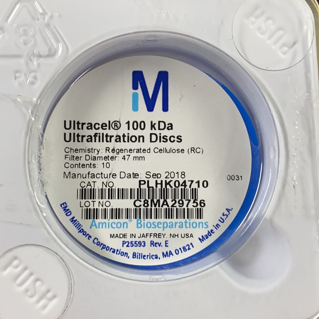 现货Millipore货号PLHK04710圆片型超滤膜13611631389上海睿安生物