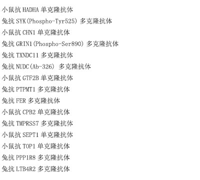 兔抗IL6多克隆抗体