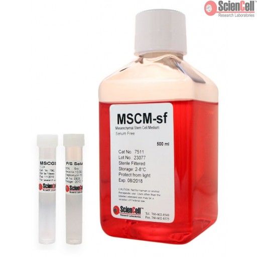 ScienCell 间充质干细胞培养基MSCM-sf（货号7511）