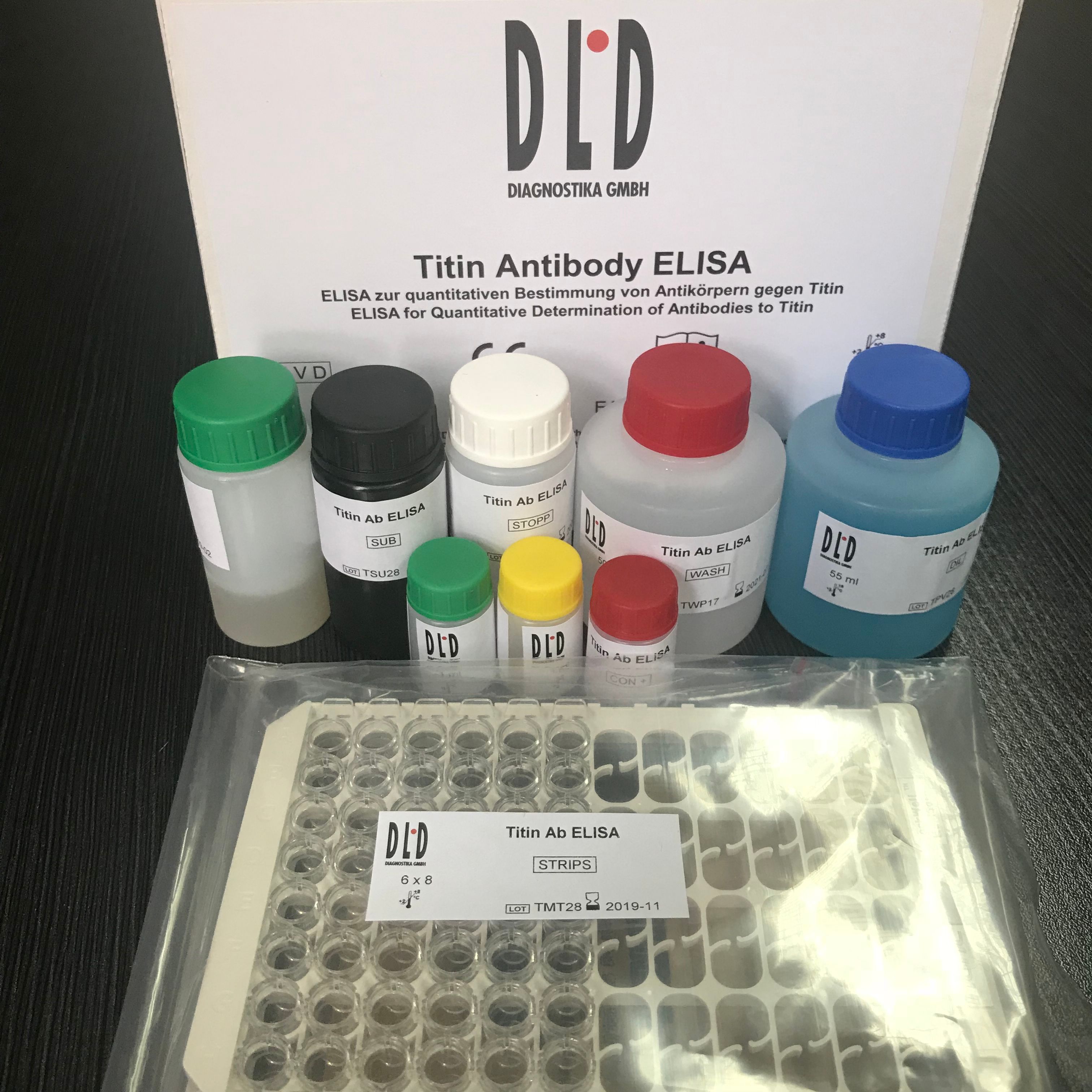 肌联蛋白(Titin)抗体ELISA快速检测试剂盒（Titin Ab）