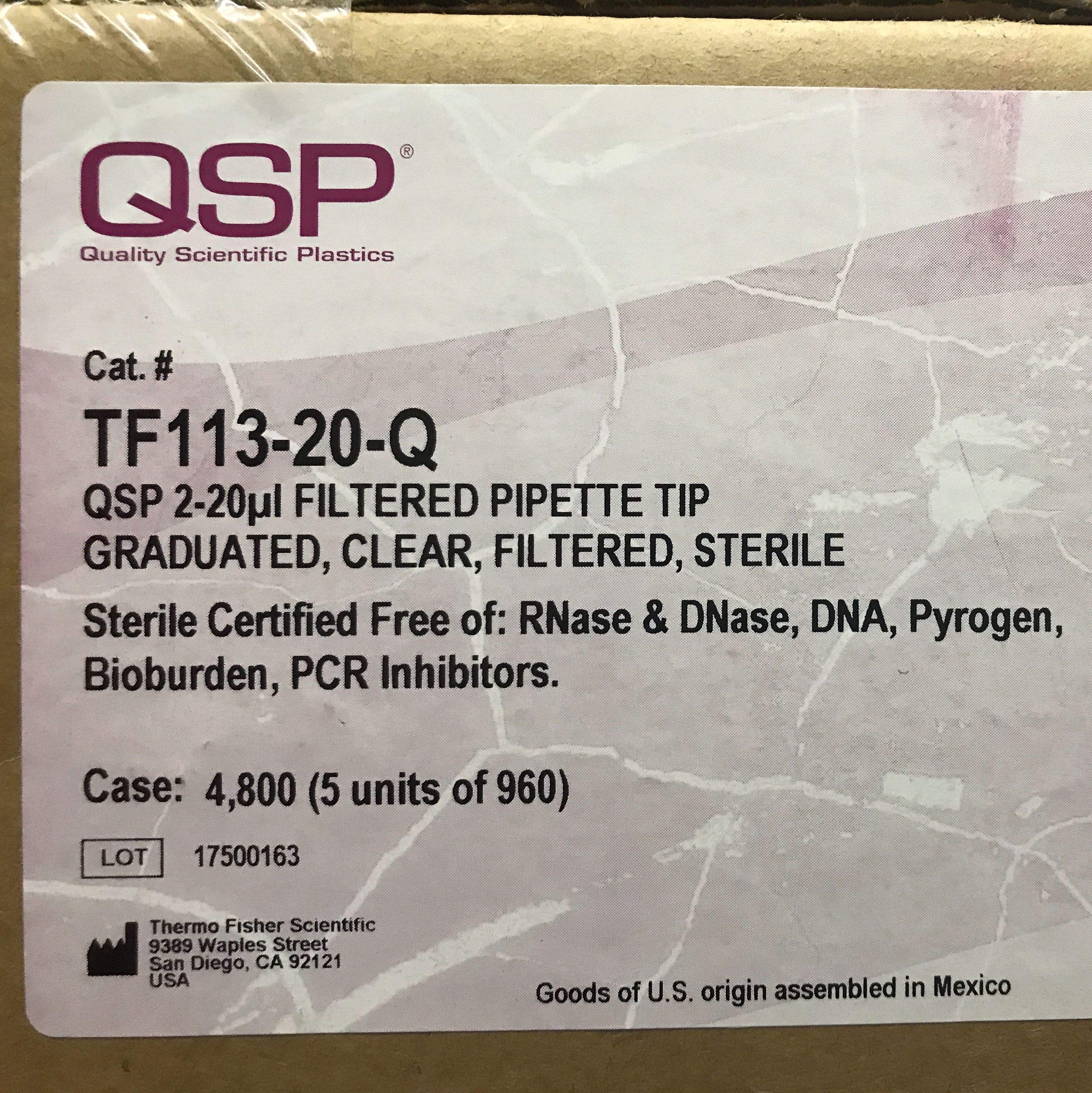 现货QSP货号TF113-20-Q畅销供应13611631389上海睿安生物