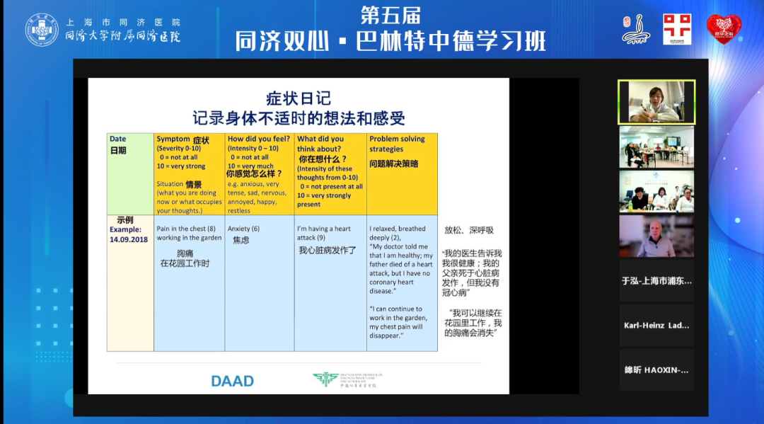 同济大学附属同济医院召开第五届中德同济双心·巴林特学习班