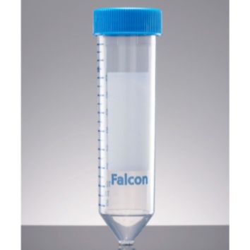 Falcon 352098 现货热销 50ml尖底带架离心管 高透明度聚丙烯