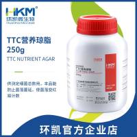 环凯微生物 TTC营养琼脂 测定细菌总数培养基 250g/瓶 022030