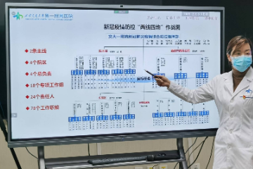 「挂图作战 精准防疫」——西安交通大学第一附属医院建立两线四院防疫工作体系