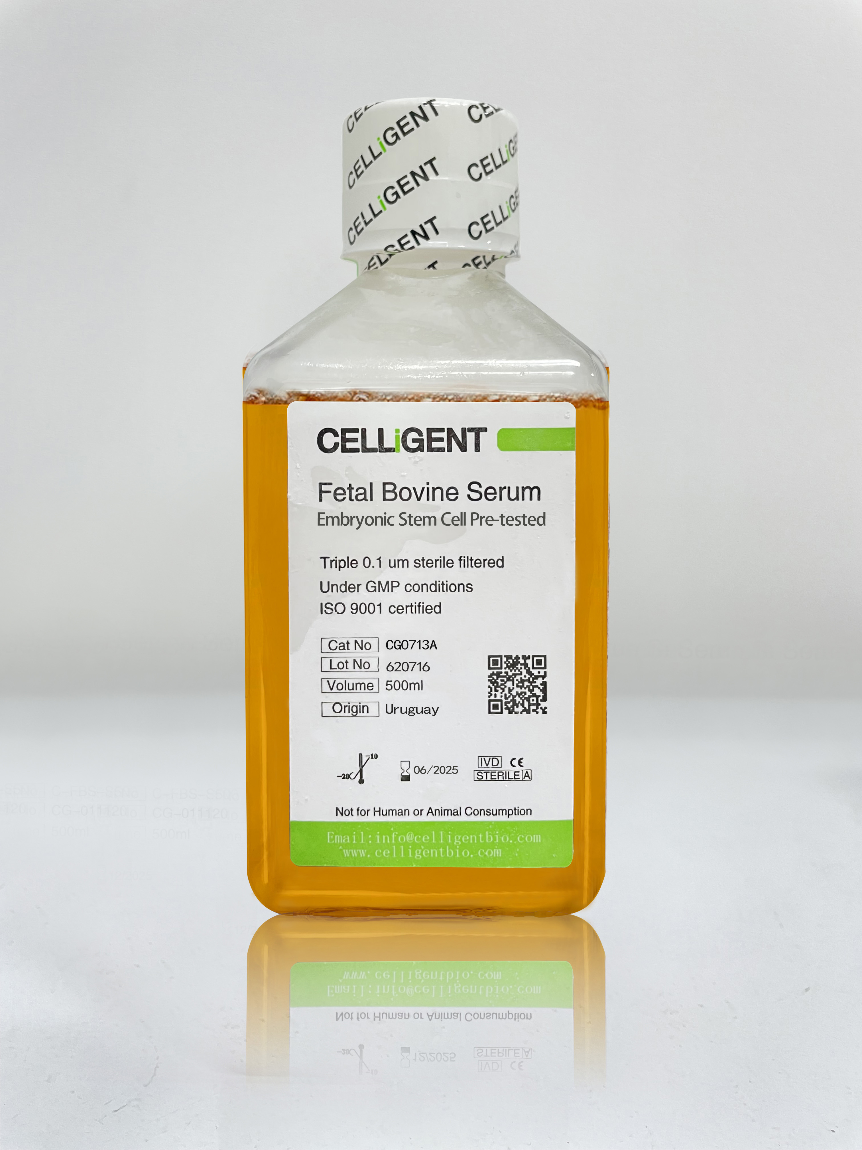 CELLiGENT ES cell pretested/干细胞专用胎牛血清CG0713A