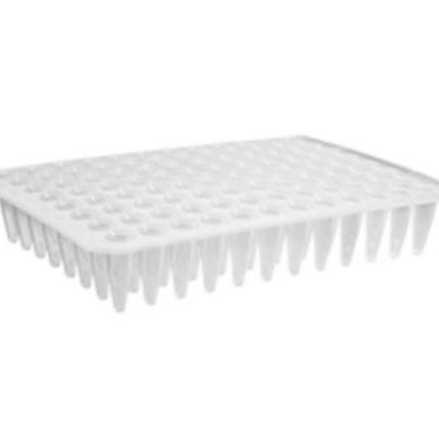 Axygen 96孔平顶聚丙烯PCR微孔板，无裙边，透明，非灭菌，货号PCR-96-FLT-C