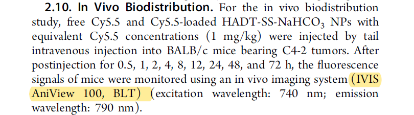 文献速递|动物活体成像系统在载药纳米超声造影剂研制中的应用
