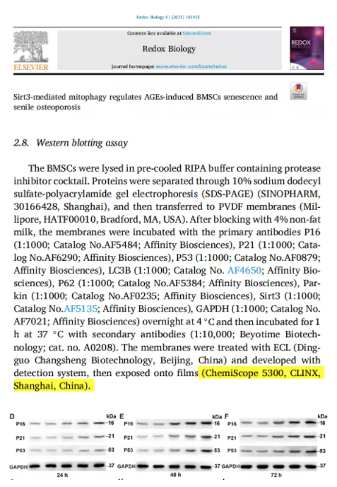 年终盘点|2021那些用勤翔仪器发表过的文献们