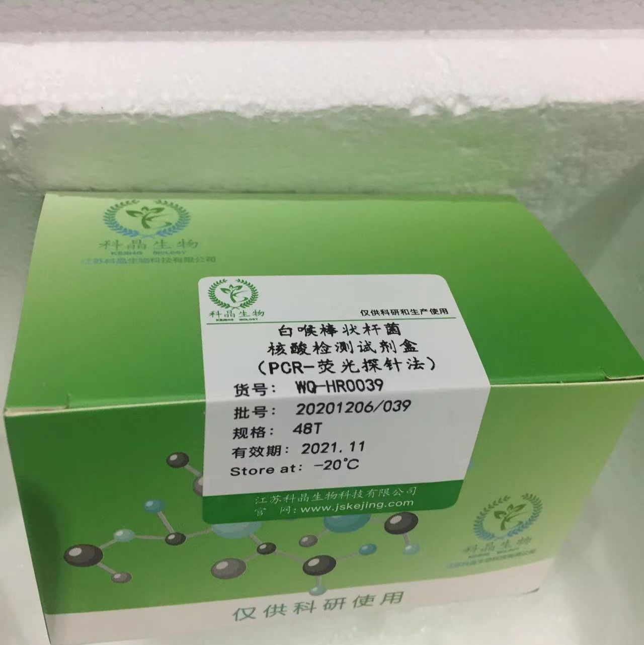 白喉杆菌核酸检测试剂盒（PCR-荧光探针法）