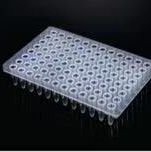 0.2ml 96孔PCR板，半裙邊，透明
