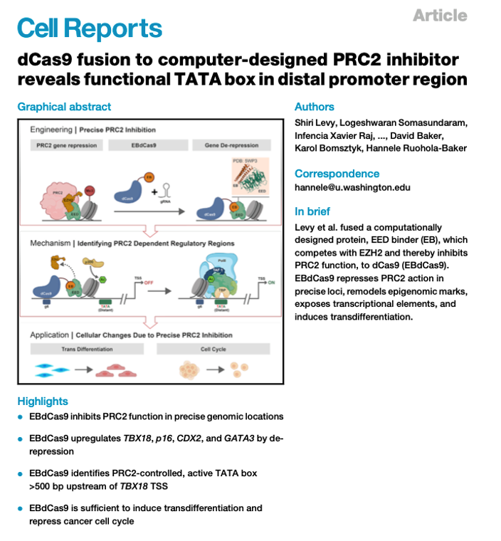 高通量ChIP应用案例：CRISPR与表观组结合实现对PRC2功能的精准抑制