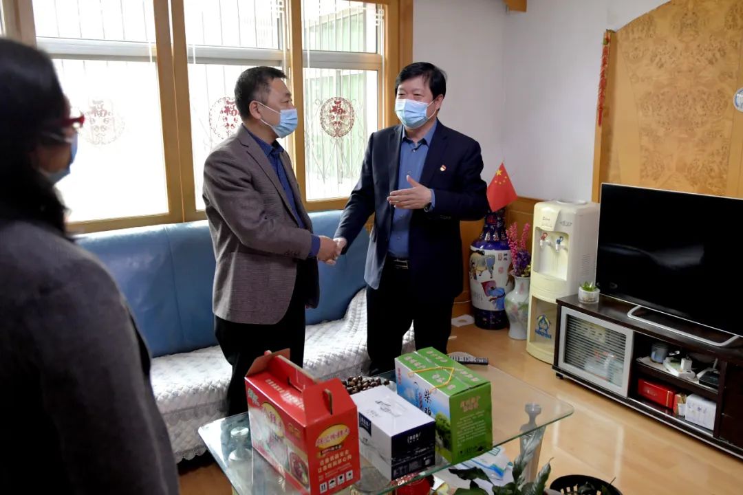 天津市蓟州区人民医院组织慰问援海河医院、空港医院医疗队员家属