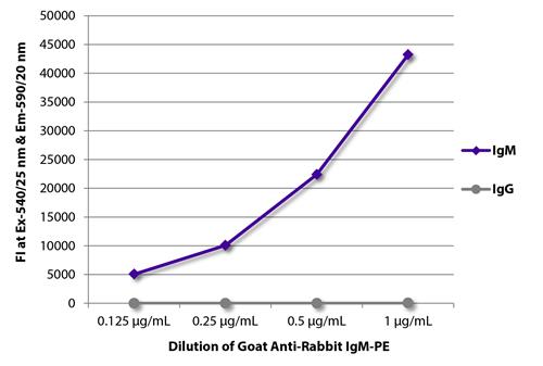 Goat Anti-Rabbit IgM antibody, pre-adsorbed