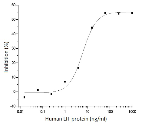 Human LIF protein, His tag (active)