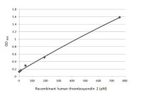 Human Thrombospondin 2 protein, His tag