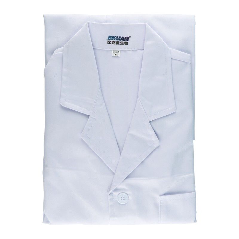 比克曼生物長袖白大褂 醫院實驗室牙科醫生護士男女工作服大衣可定制