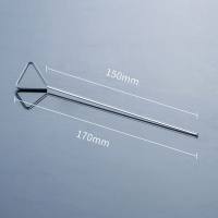 BKMAM 涂布棒不锈钢三角形涂抹细胞培养皿推刮器细菌涂布器实验室