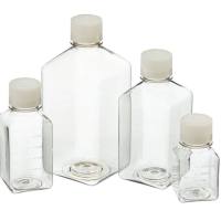 无菌,PET 有刻度诊断瓶,天然高密度聚乙烯盖,125毫升