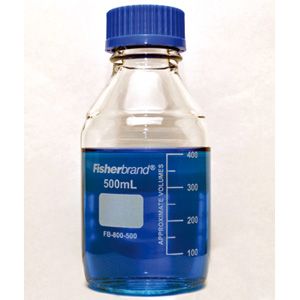 GRADUATED BLUE SCREW bottles 5000mL (PACK OF 1)5000ml玻璃瓶,1/盒