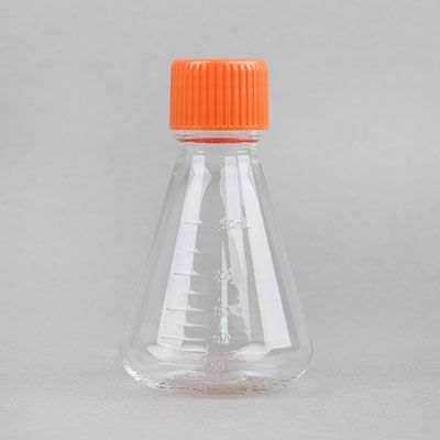 250ml 三角细胞摇瓶，密封盖，PETG，灭菌，GF02-M0250