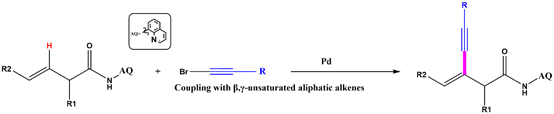 钯催化烯烃的 C-H 活化炔基化制备共轭 1,3-烯炔