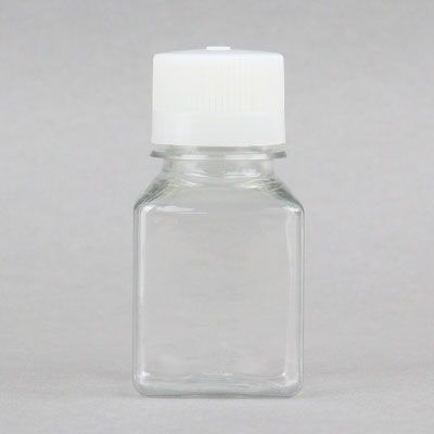 125ml 方形培养基瓶，PETG，灭菌，GH02-0125