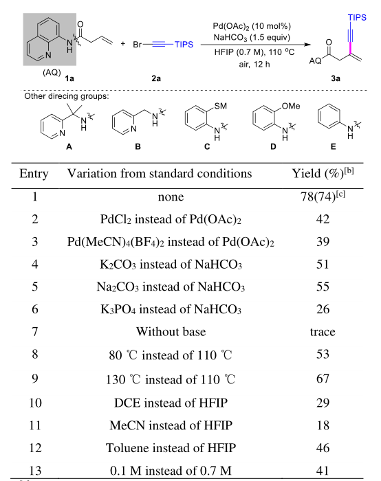 钯催化烯烃的 C-H 活化炔基化制备共轭 1,3-烯炔