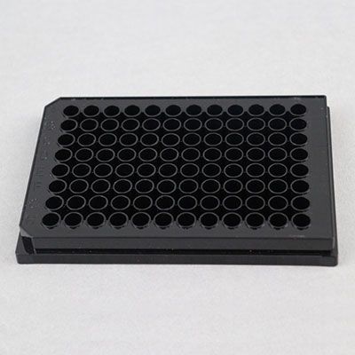 黑色96孔高结合力酶标板,无盖,GM02-96H