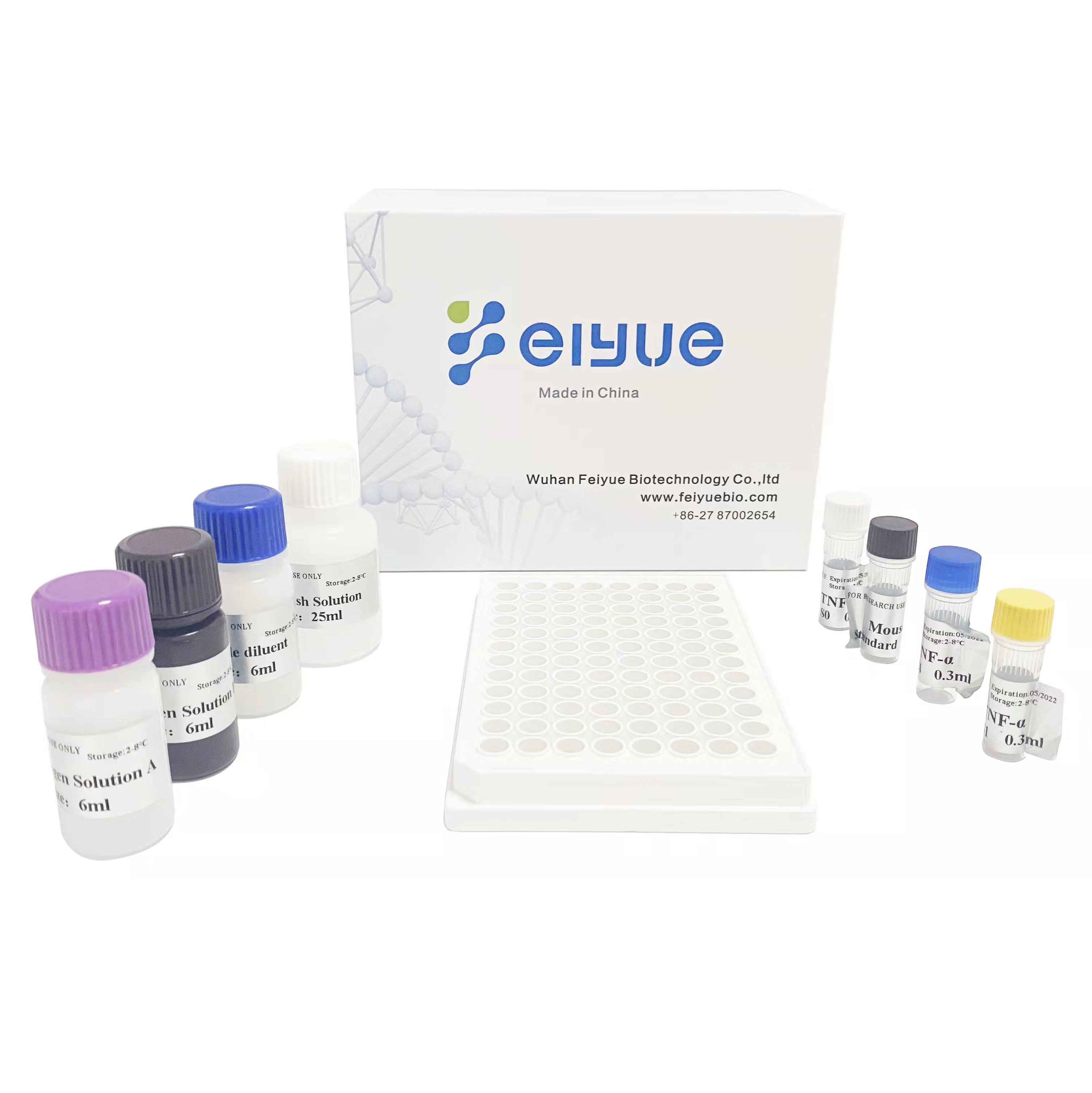 兔白介素6(IL6)检测试剂盒(酶联免疫吸附试验法,小样本)Rabbit Mini Samples Interleukin 6 (IL6) ELISA kit