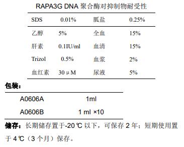 RAPA3G全能PCR Mix(第三代DNA聚合酶)