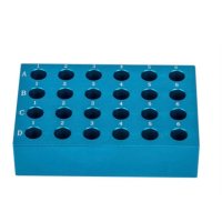 冰盒实验室PCR离心管架2ml24孔低温预冷金属板恒温模块