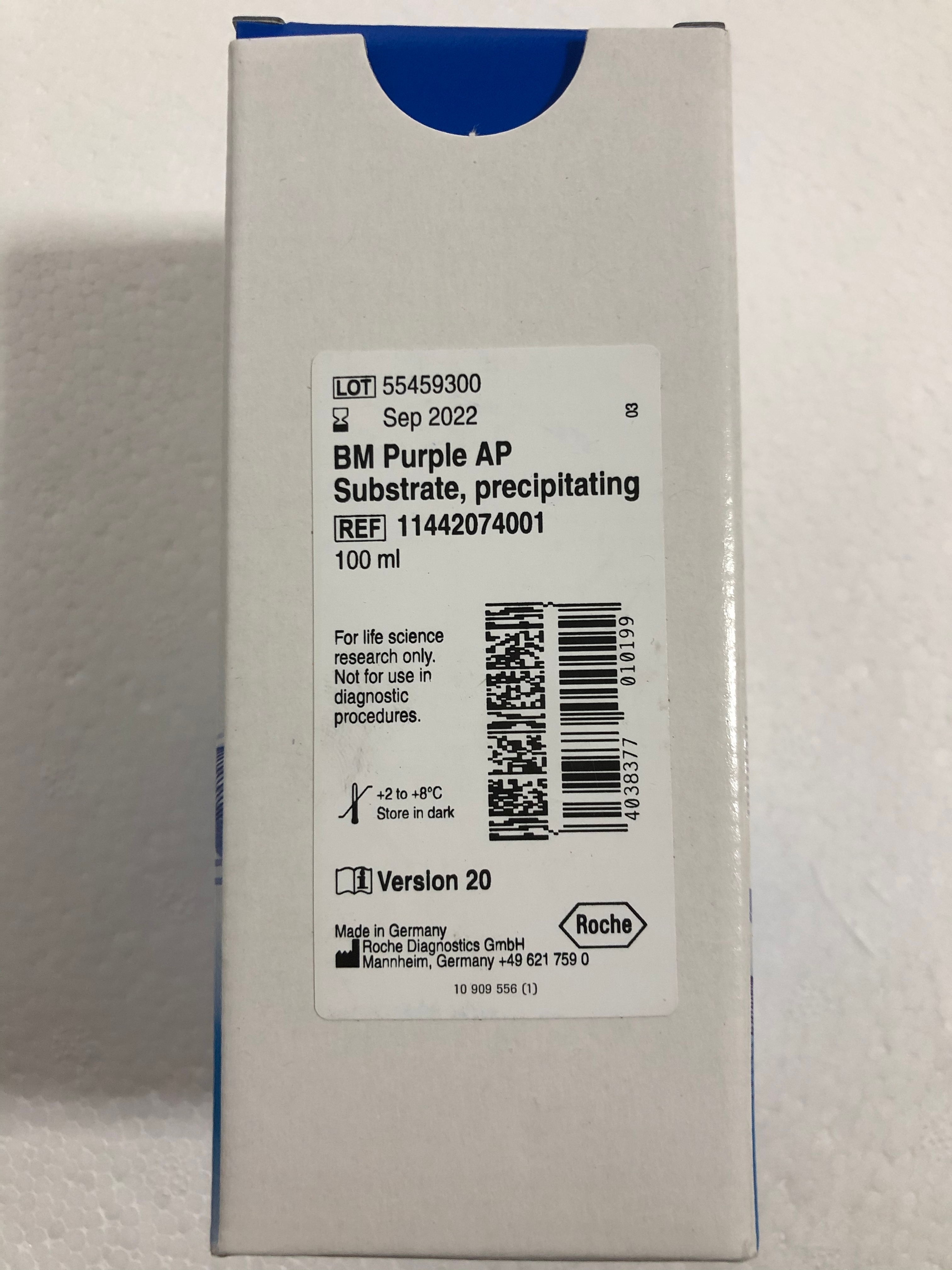 Roche货号11442074001碱性磷酸酶(AP)显色底